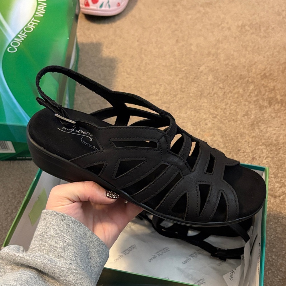 Easy Street Black Women's Sandals